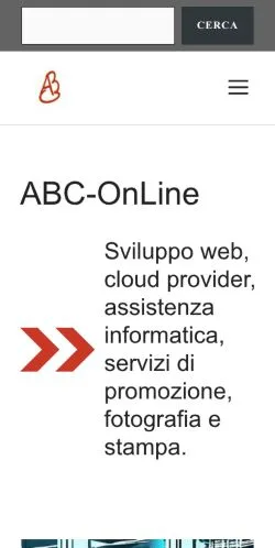Anteprima del sito ABC-OnLine, media di Italia per articoli sponsorizzati