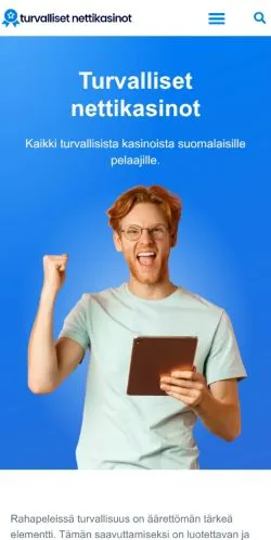 Anteprima del sito Turvalliset Nettikasinot, media di Finlandia per articoli sponsorizzati