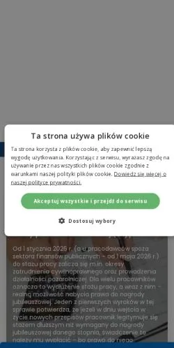 Podgląd witryny Portal Kadrowy, medium z kraju Polska do artykułów sponsorowanych