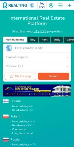 Vorschau der Website Realting, Medium aus Vereinigtes Königreich für gesponserte Artikel