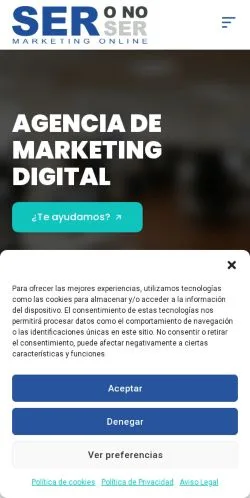 Podgląd witryny Snsmarketing, medium z kraju Hiszpania do artykułów sponsorowanych