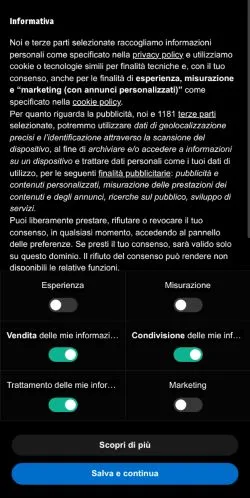 Anteprima del sito Agenda Politica, media di Italia per articoli sponsorizzati
