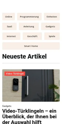 Podgląd witryny echtetechnik.de, medium z kraju Niemcy do artykułów sponsorowanych