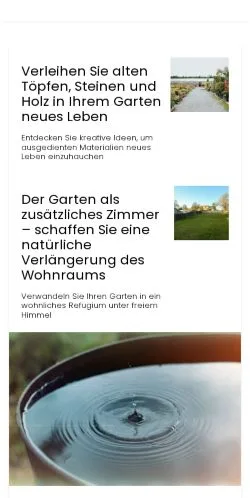 Anteprima del sito gartenlichtblick.de, media di Germania per articoli sponsorizzati
