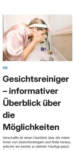 Anteprima del sito kreativekosmetik.de, media di Germania per articoli sponsorizzati