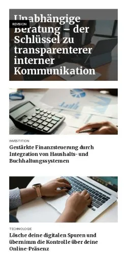 Anteprima del sito unternehmensblogs.de, media di Germania per articoli sponsorizzati