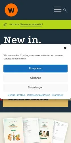 Podgląd witryny Wissensschule, medium z kraju Niemcy do artykułów sponsorowanych