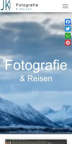 Anteprima del sito Fotografie & Reisen, media di Germania per articoli sponsorizzati