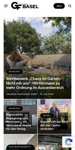 Anteprima del sito Basel Rundschau, media di Svizzera per articoli sponsorizzati