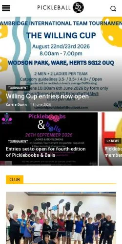 Forhåndsvisning af Pickleball 52, medie fra USA til sponsorerede artikler
