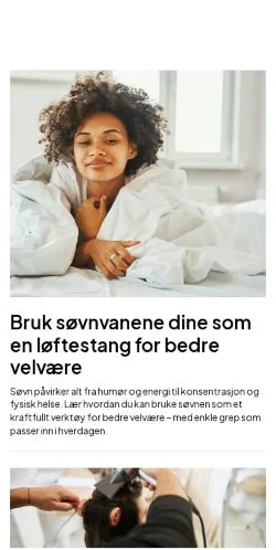 Podgląd witryny daglighelse.com, medium z kraju Norwegia do artykułów sponsorowanych
