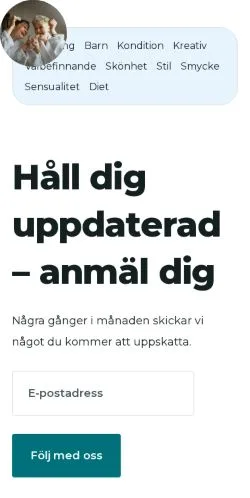 Anteprima del sito damtidning.se, media di Svezia per articoli sponsorizzati