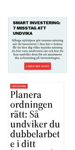Anteprima del sito friapengar.se, media di Svezia per articoli sponsorizzati