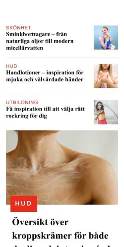 스폰서 기사용 스웨덴 매체 friskhuvud.se 사이트 미리보기