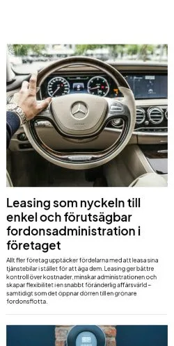 Anteprima del sito hanterapengar.se, media di Svezia per articoli sponsorizzati