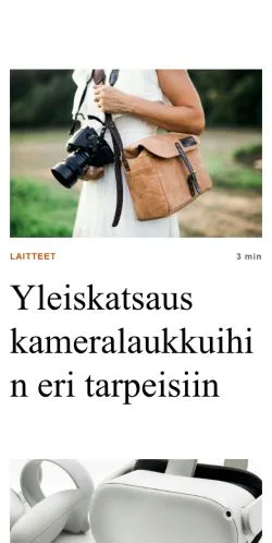 Podgląd witryny ilmainentekniikka.fi, medium z kraju Finlandia do artykułów sponsorowanych