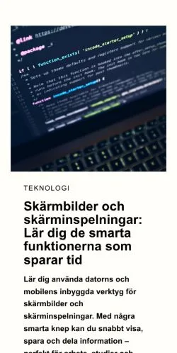 Podgląd witryny inforummet.se, medium z kraju Szwecja do artykułów sponsorowanych