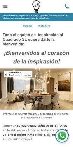 스폰서 기사용 스페인 매체 Inspiracional Cuadrado 사이트 미리보기