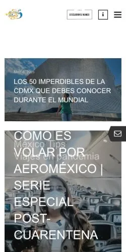 Aperçu du site Mariel De Viaje, média de Espagne pour articles sponsorisés