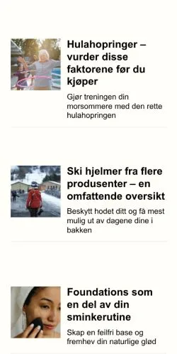 Anteprima del sito sportsfokus.com, media di Norvegia per articoli sponsorizzati