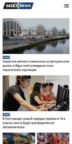 Anteprima del sito Mixnews, media di Russia per articoli sponsorizzati