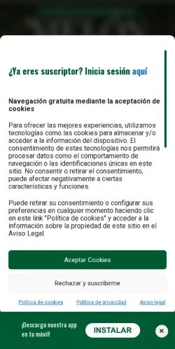 Anteprima del sito Revista Campo, media di Spagna per articoli sponsorizzati