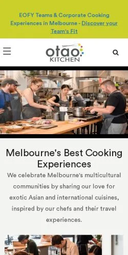 Anteprima del sito Otao Kitchen, media di Australia per articoli sponsorizzati