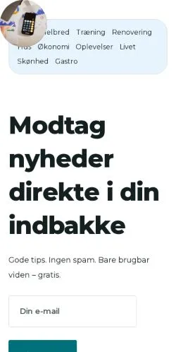Forhåndsvisning af aarhus365.dk, medie fra Danmark til sponsorerede artikler
