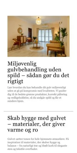 Anteprima del sito altomgulv.dk, media di Danimarca per articoli sponsorizzati