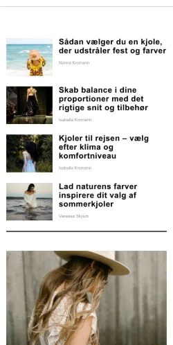 Anteprima del sito altomkjoler.dk, media di Danimarca per articoli sponsorizzati