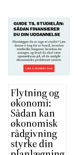 Podgląd witryny altomkredit.dk, medium z kraju Dania do artykułów sponsorowanych