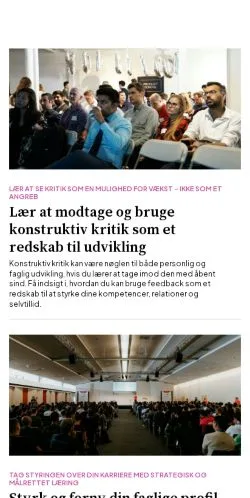 Anteprima del sito altomkurser.dk, media di Danimarca per articoli sponsorizzati