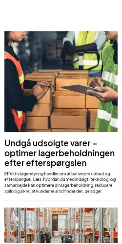 Podgląd witryny altomlager.dk, medium z kraju Dania do artykułów sponsorowanych
