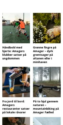 Anteprima del sito amager24.dk, media di Danimarca per articoli sponsorizzati