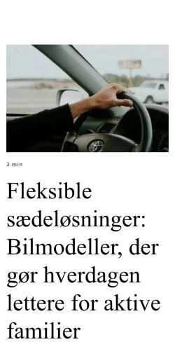 Anteprima del sito bilkanalen.dk, media di Danimarca per articoli sponsorizzati
