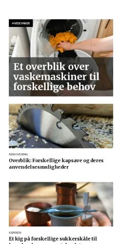 Anteprima del sito boligbroen.dk, media di Danimarca per articoli sponsorizzati