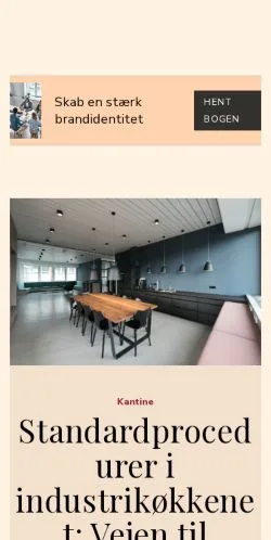Aperçu du site brancheinfo.dk, média de Danemark pour articles sponsorisés