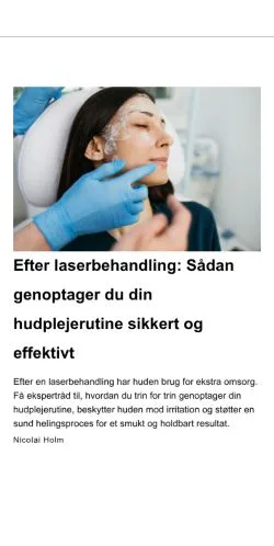 스폰서 기사용 덴마크 매체 byensbehandling.dk 사이트 미리보기