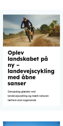 Anteprima del sito centercykler.dk, media di Danimarca per articoli sponsorizzati