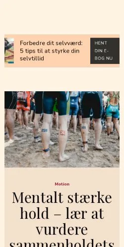Forhåndsvisning av nettstedet eguides.dk, medium fra Danmark for sponsede artikler