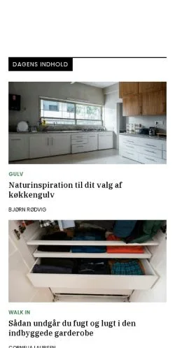 Anteprima del sito etagebolig.dk, media di Danimarca per articoli sponsorizzati