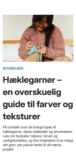 Anteprima del sito familieinfo.dk, media di Danimarca per articoli sponsorizzati
