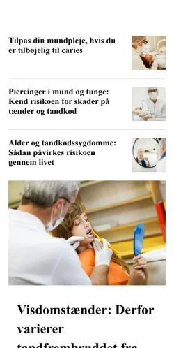 Anteprima del sito findsmilet.dk, media di Danimarca per articoli sponsorizzati