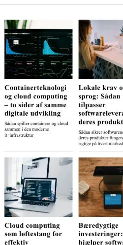 Forhåndsvisning af firmasoftware.dk, medie fra Danmark til sponsorerede artikler