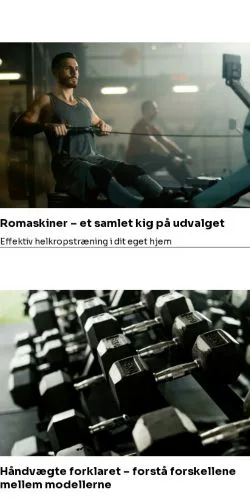 Anteprima del sito fitnessbiksen.dk, media di Danimarca per articoli sponsorizzati
