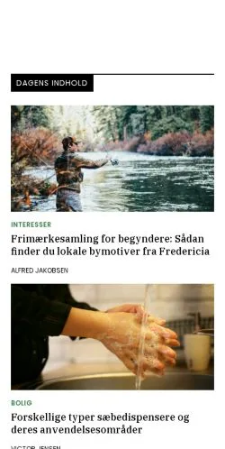 Podgląd witryny fredericiakanalen.dk, medium z kraju Dania do artykułów sponsorowanych