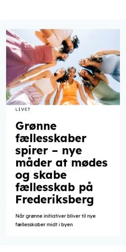 Anteprima del sito frederiksbergavisen.dk, media di Danimarca per articoli sponsorizzati