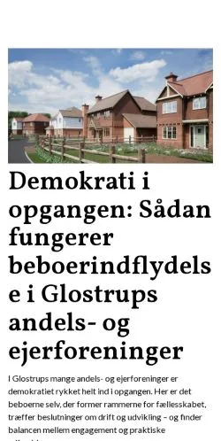 Anteprima del sito glostrupavisen.dk, media di Danimarca per articoli sponsorizzati