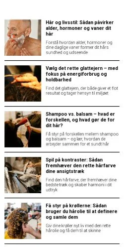 Anteprima del sito haarnettet.dk, media di Danimarca per articoli sponsorizzati