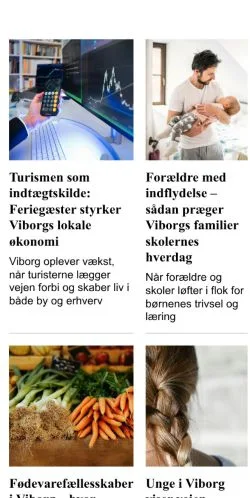 Preview of the heleviborg.dk website, a media outlet in Denmark for sponsored articles